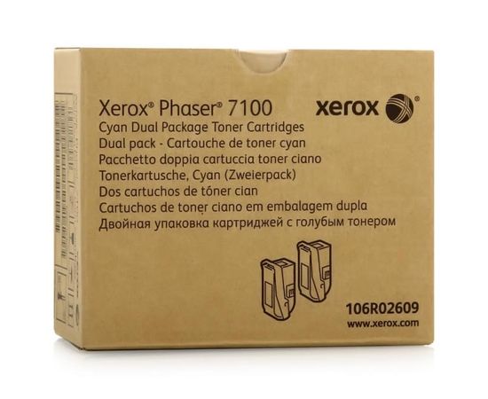 Купить Картридж тонерный Xerox для Phaser 7100 9000 копий Cyan (106R02609) Max по лучшей цене