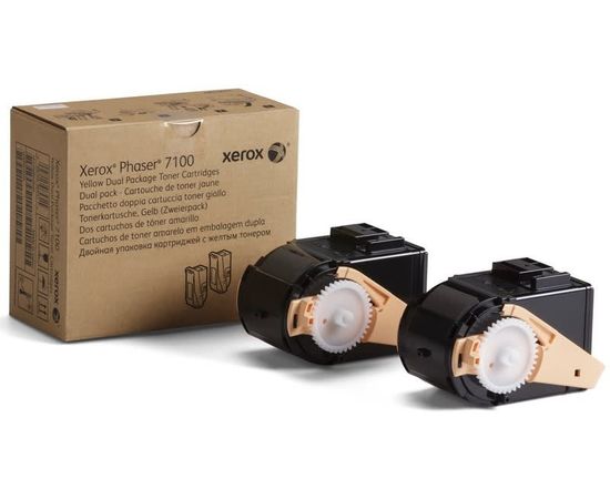 Купить Картридж тонерный Xerox для Phaser 7100 9000 копий Yellow (106R02611) Max по лучшей цене