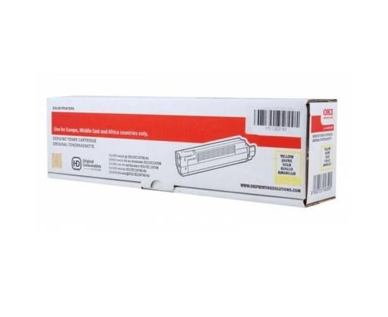 Купить Картридж тонерный OKI для C801/C821 7500 копий Yellow (44643005) по лучшей цене