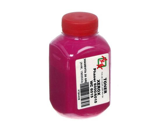 Купить Тонер АНК для Xerox Phaser 6000/6010/WC6015 бутль 20г Magenta (1503553) по лучшей цене