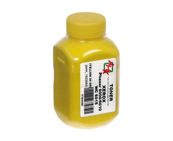 Купить Тонер АНК для Xerox Phaser 6000/6010/WC6015 бутль 20г Yellow (1503554) по лучшей цене