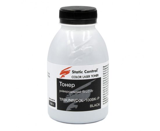 Купить тонер универсальный Brother 100г black (фасованный) Static Control по лучшей цене