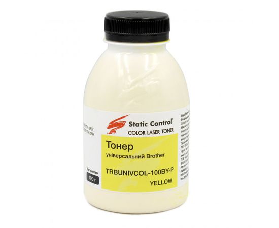Купить тонер универсальный Brother 100г yellow (фасованный) Static Control по лучшей цене