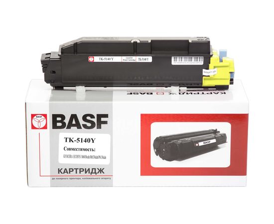 Купить Туба с тонером BASF для Kyoсera Mita ECOSYS M6030cdn/TK-5140 аналог 1T02NRANL0 Yellow (BASF-KT-TK5140Y) по лучшей цене