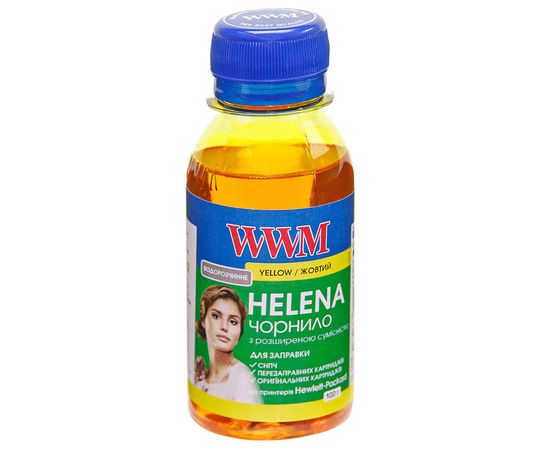Купить Чернила WWM HELENA для HP 100г Yellow Водорастворимые (HU/Y-2) универсальные по лучшей цене