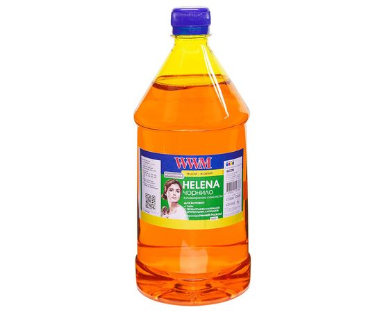 Купить Чернила WWM HELENA для HP 1000г Yellow Водорастворимые (HU/Y-4) универсальные по лучшей цене