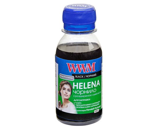 Купить Чернила WWM HELENA для HP 100г Black Водорастворимые (HU/B-2) универсальные по лучшей цене