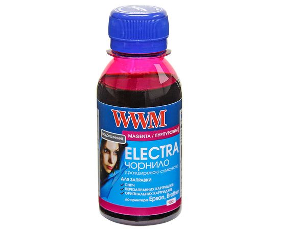 Купить Чернила WWM ELECTRA для Epson 100г Magenta Водорастворимые (EU/M-2) универсальные по лучшей цене