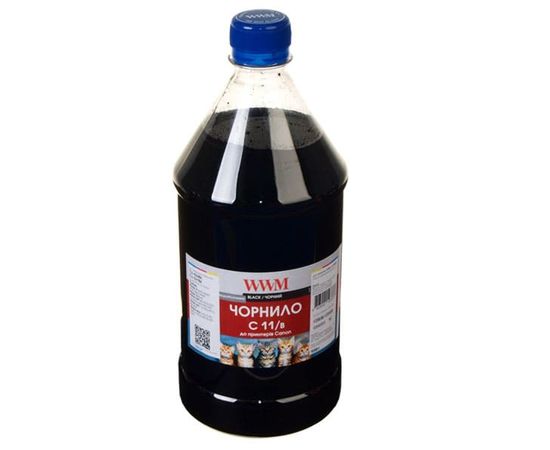 Купить Чернила WWM для Canon CLI-521B/CLI-426B 1000г Black Водорастворимые (C11/B-4) по лучшей цене