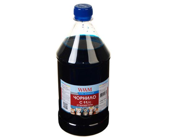 Купить Чернила WWM для Canon CLI-521B/CLI-426B 1000г Cyan Водорастворимые (C11/C-4) по лучшей цене