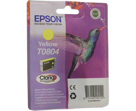 Купить Картридж Epson для Stylus Photo P50/PX660/PX720WD Yellow (C13T08044011) по лучшей цене