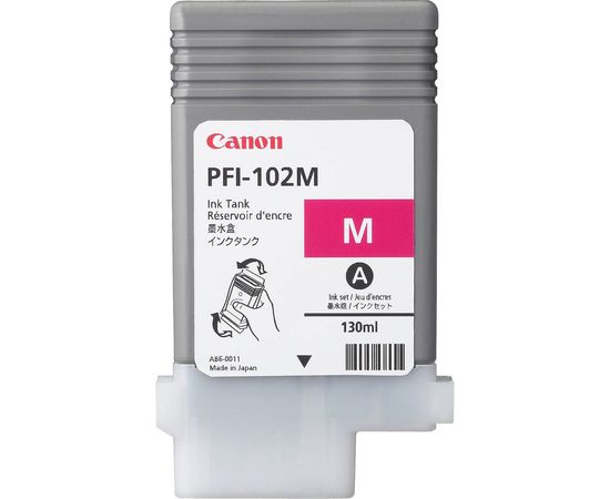 Купить Картридж Canon для Pixma iPF500/600/700 PFI-102M Magenta (0897B001) по лучшей цене