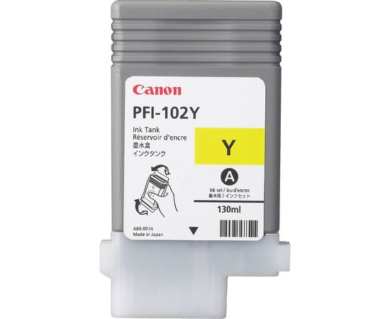 Купить Картридж Canon для Pixma iPF500/600/700 PFI-102Y Yellow (0898B001) по лучшей цене