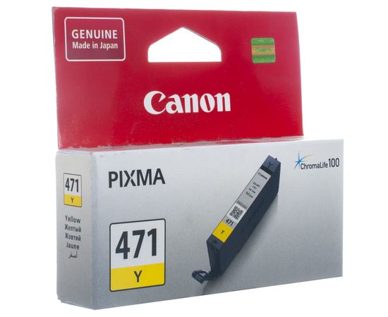 Купить Картридж Canon для Pixma MG5740/MG6840 CLI-471Y Yellow (0403C001) по лучшей цене