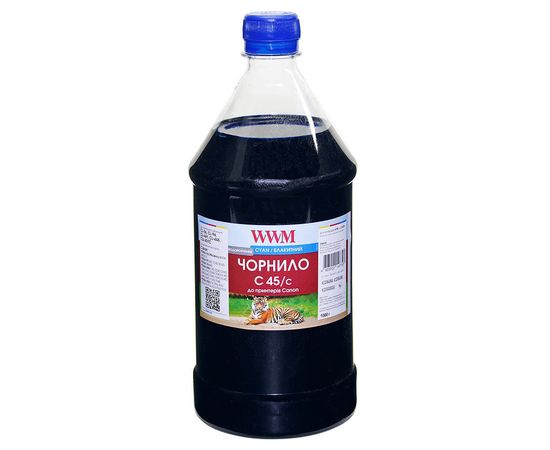 Купить Чернила WWM для Canon CL-441/CL-446/CLI-451C 1000г Cyan Водорастворимые (C45/C-4) по лучшей цене