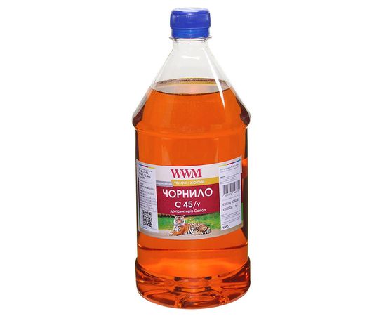 Купить Чернила WWM для Canon CL-441/CL-446/CLI-451Y 1000г Yellow Водорастворимые (C45/Y-4) по лучшей цене
