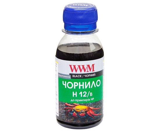 Купить Чернила WWM для HP N10/13/14/82 100г Black Водорастворимые (H12/B-2) по лучшей цене