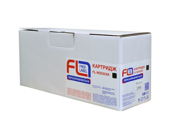 Купить Картридж совместимый HP 415X (W2030X) черный, версия без чипа Free Label (FL-W2030XK) по лучшей цене