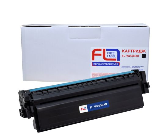 Купить Картридж совместимый HP 415X (W2030X) черный, версия без чипа Free Label (FL-W2030XK) по лучшей цене