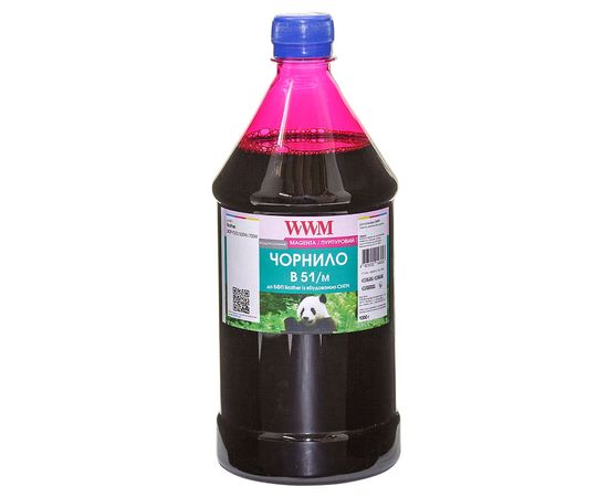 Купить Чернила WWM для Brother DCP-T300/T500W/T700W 1000г Magenta Водорастворимые (B51/M-4) по лучшей цене