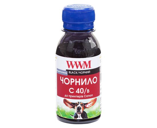 Купить Чернила WWM для Canon PG-40Bk/PG-50Bk/PGI-5Bk 100г Black Водорастворимые (C40/B-2) по лучшей цене