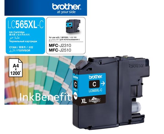 Купить Картридж Brother для MFC-J2310 Cyan (LC565XLC) по лучшей цене