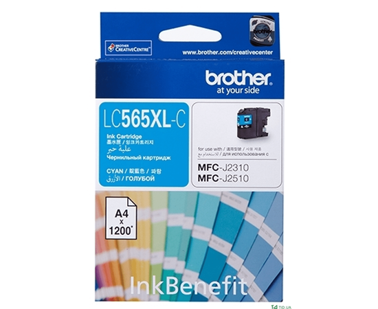 Купить Картридж Brother для MFC-J2310 Cyan (LC565XLC) по лучшей цене