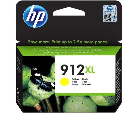 Купить Картридж HP для Officejet Pro 8023, HP 912XL Yellow (3YL83AE) по лучшей цене