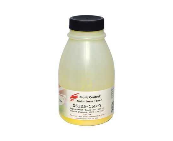Купить тонер Xerox Phaser 6125 15г (1k) yellow Static Control по лучшей цене
