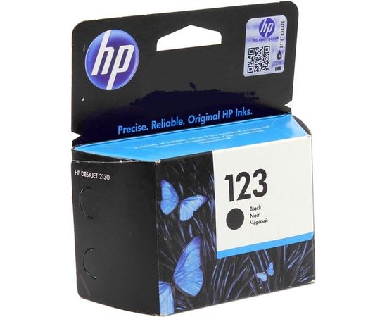 Купить Картридж HP для Deskjet 2130 HP 123 Black (F6V17AE) по лучшей цене
