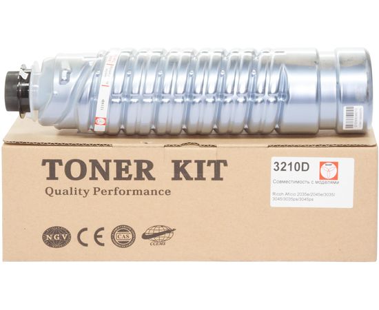 Купить Туба с тонером BASF для Ricoh Aficio 2035/2045/3035 аналог 3210 Black (TNB3210) по лучшей цене