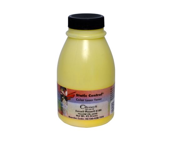 Купить тонер Odyssey Xerox Phaser 6180 45г (2k) yellow Static Control по лучшей цене