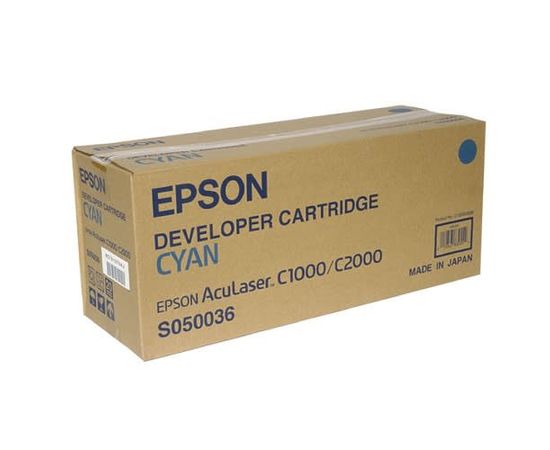 Купить Картридж Epson AcuLaser C1000/C2000 cyan (C13S050036) по лучшей цене