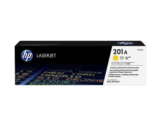 Купить Картридж тонерный HP 201A для LJ M252/M277 1400 копий Yellow (CF402A) по лучшей цене