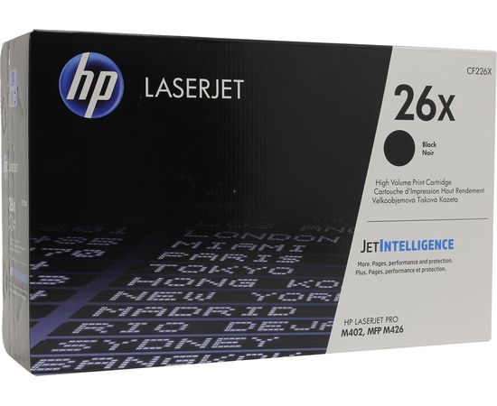 Купить Картридж тонерный HP 26X для HP LJ Pro M402d/M402dn/M402n/M426dw 9000 копий Black (CF226X) по лучшей цене