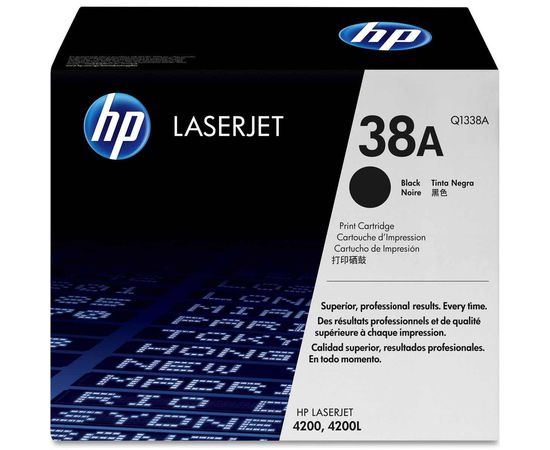 Купить Картридж тонерный HP 38A для LJ 4200 12000 копий Black (Q1338A) по лучшей цене