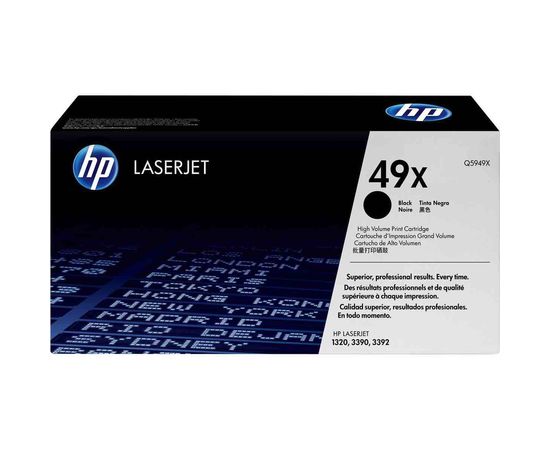 Купить Картридж тонерный HP 49X для LJ 1320/1160 6000 копий Black (Q5949X) повышенной емкости по лучшей цене
