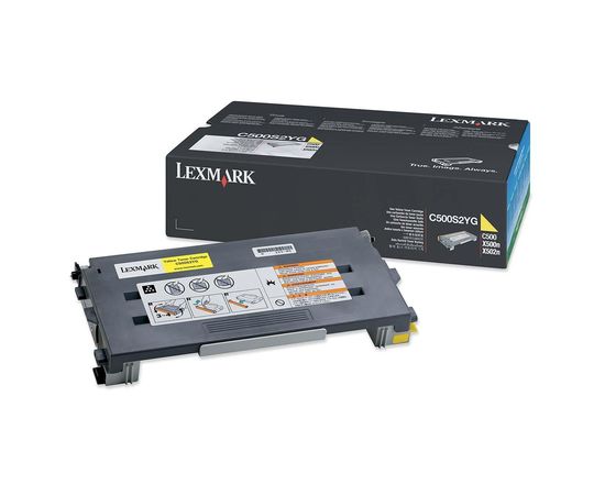 Купить Картридж Lexmark C500n/X500n/X502n Yellow 3k (C500H2YG) по лучшей цене