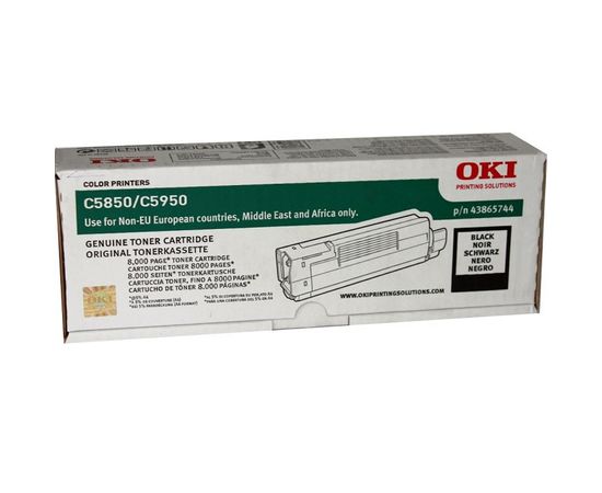 Купить Картридж тонерный OKI для C5850/C5950 8000 копий Black (43865744) по лучшей цене