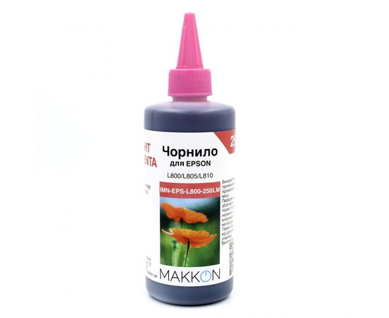 Купить чернила для Epson L800/L805/L810/ 250 мл Makkon light magenta по лучшей цене