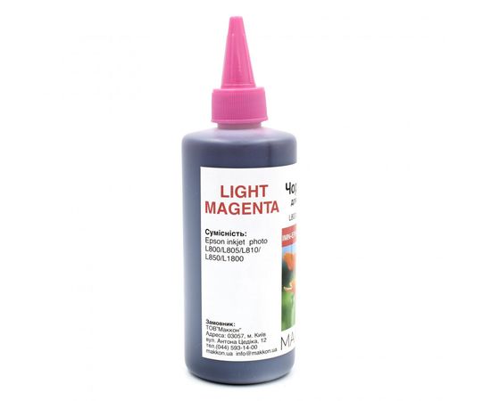 Купить чернила для Epson L800/L805/L810/ 250 мл Makkon light magenta по лучшей цене