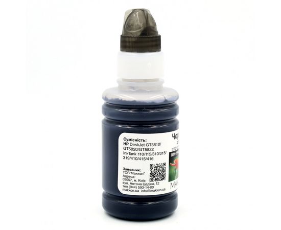 Купить чернила для HP Ink Tank 115/310/315/318/319 100 мл Makkon black по лучшей цене