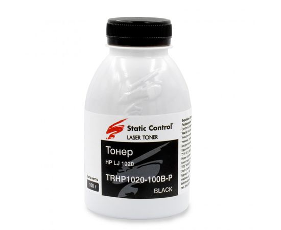 Купить тонер HP LJ 1020 100г (фасованный) Static Control по лучшей цене