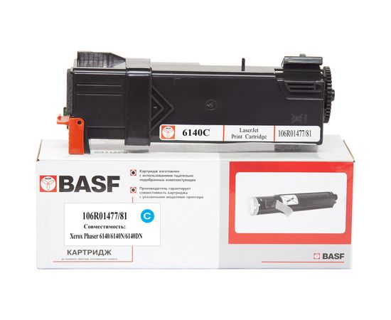 Купить Картридж тонерный BASF для Xerox Phaser 6140 аналог 106R01481/106R01477 Cyan (BASF-KT-106R01477/81) по лучшей цене