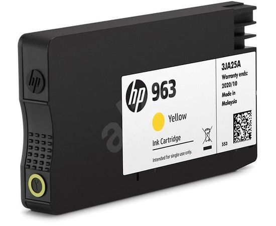 Купить Картридж HP для OfficeJet Pro 9013/9023, HP 963 Yellow (3JA25AE) по лучшей цене