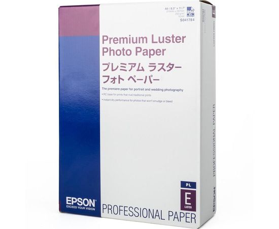 Купить Бумага Epson Luster Photo Paper 235г/м кв, A4, 250л (C13S041784) по лучшей цене