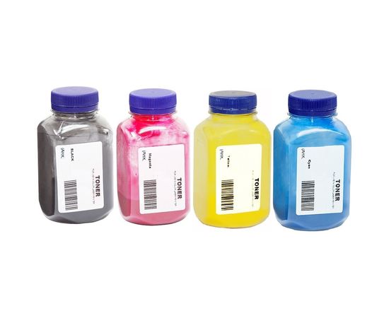 Купить Набор тонера АНК для Xerox Phaser 6020, Epson 1700 бутль B/C/M/Y (3203776) Black 60г, Color 30г по лучшей цене