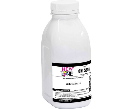 Купить Тонер NewTone для OKI C5650/C5750 бутль 100г Black (C5650-N100B) по лучшей цене