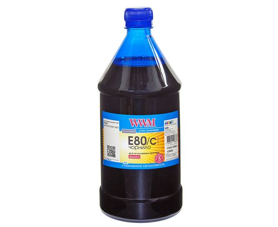 Купить Чернила WWM для Epson L800 1000г Cyan Водорастворимые (E80/C-4) светостойкие по лучшей цене