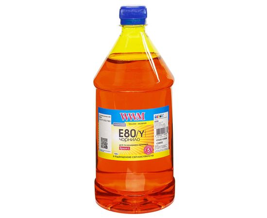 Купить Чернила WWM для Epson L800 1000г Yellow Водорастворимые (E80/Y-4) светостойкие по лучшей цене